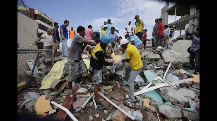 Terremoto Ecuador